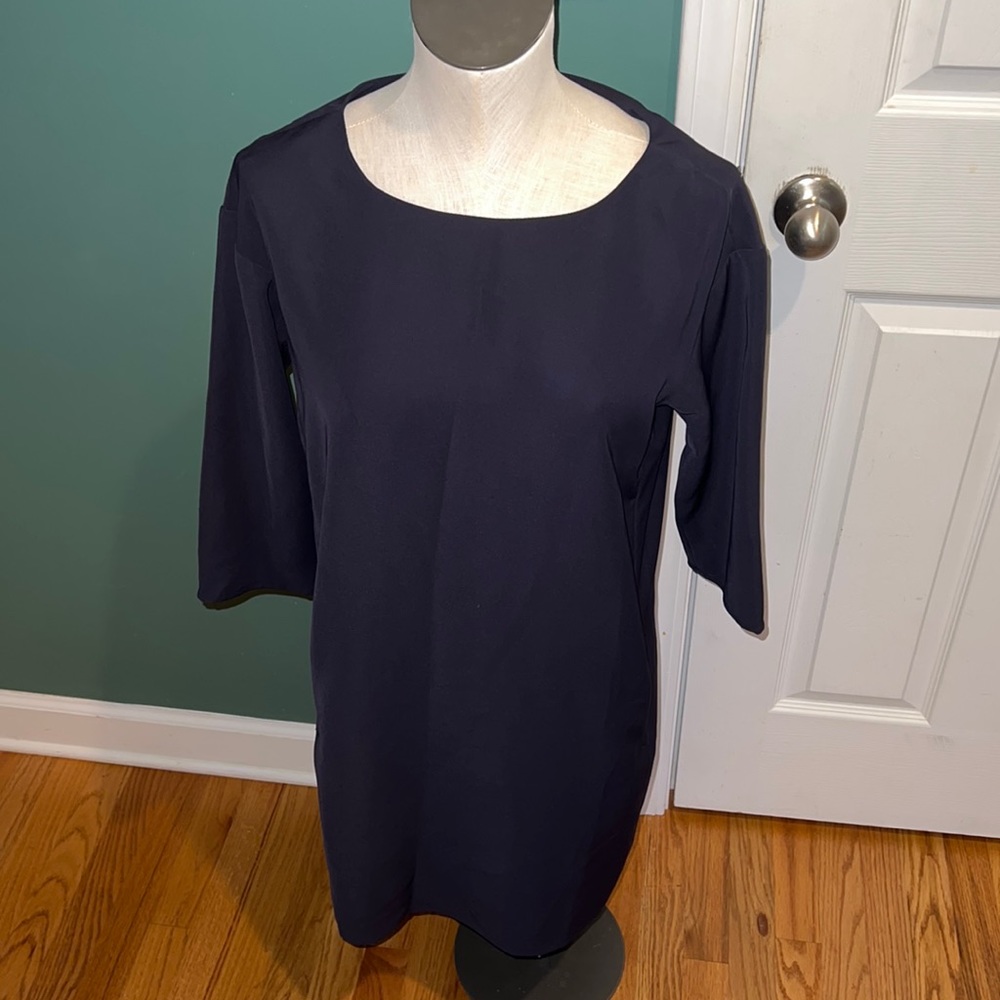 ❄️Ann Taylor Navy Dress.‎  Petite Medium